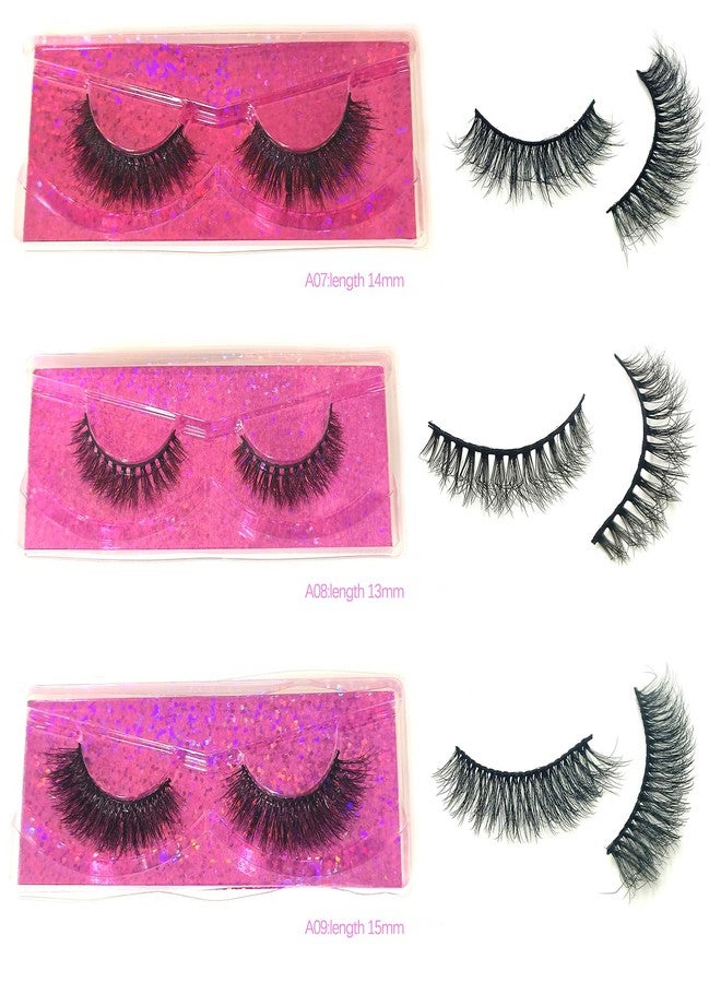 U-Hotmi Natural Look Fluffy Eye Lashes, Faux 3D Mink Lashes 10 Styles Eyelashes Wholesale(10 Pairs) - Image 5